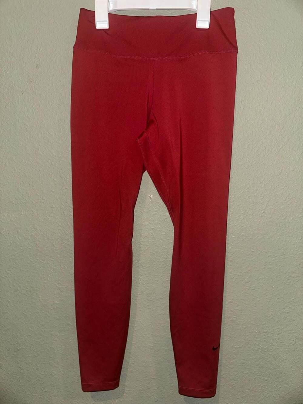 Nike Women's Dri-FIT High-Rise Training Leggings in Red